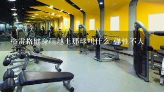 格雷格健身砸地上那球叫什么 弹性不大