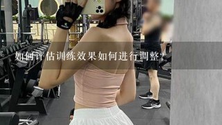 如何评估训练效果如何进行调整?